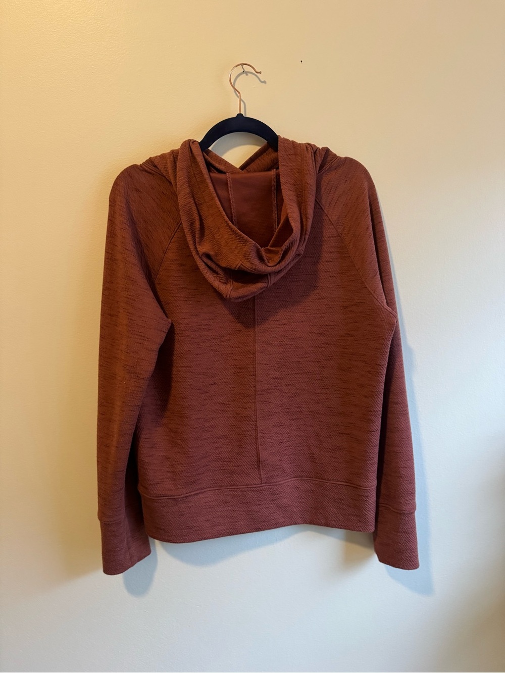 Prana Rust Knit Cowl-Neck Sweater - Picture 4 of 4
